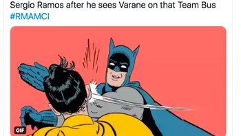 Sergio Ramos langsung marah-marah pada Varena karena penampilannya sangat mengecewakan. Foto: Twitter