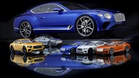 Miniatur Bentley Continental GT ini memiliki panjang 78 cm, lebar 40 cm, dan tinggi 14,4 cm. Foto: Pool (Carscoops)