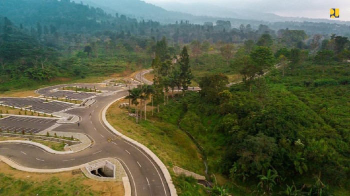 Pembangunan rest area di kawasan Puncak Kabupaten Bogor