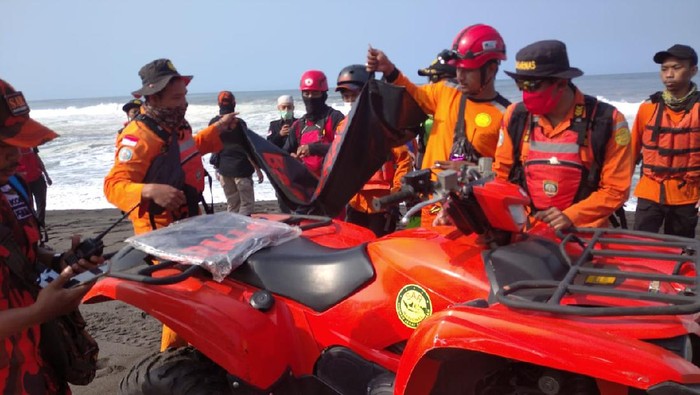 Satu lagi korban yang terseret ombak di Pantai Goa Cemara, Bantul ditemukan dalam kondisi meninggal, Sabtu (8/8/2020).