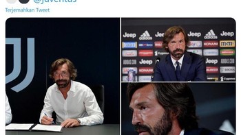 Sebelumnya, Pirlo sudah ditunjuk sebagai pelatih Juventus U-23. Tapi, jabatan tersebut langsung meroket dalam sepekan lebih untuk melatih Buffon, Ronaldo, dan lainnya. Foto: Istimewa
