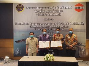 Kemenhub Tunjuk Perusahaan SMT Kelola Terminal di Pelabuhan Gresik