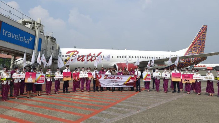 Indonesia National Air Carriers Association (INACA) saat launching kampanye safe travel.