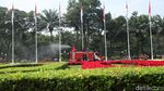 Jelang Pidato Kenegaraan, Gedung DPR Disemprot Disinfektan