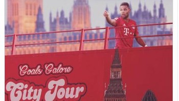 Ada juga Serge Gnabry yang tampil oke saat menghadapi tim London. Butuh gol tim London FC? Foto: Istimewa