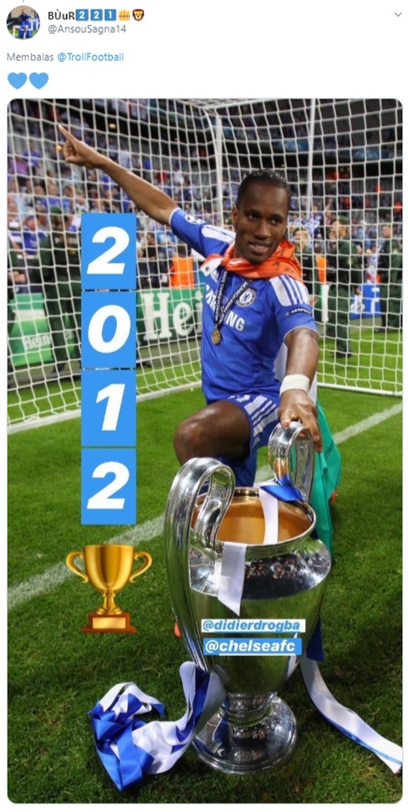 Meme Bayern Munich Bantai Chelsea di Liga Champions