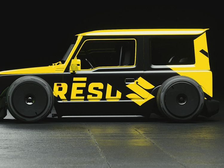 Penampakan Suzuki Jimny Tampil Ceper Ala Mobil Rat Rod