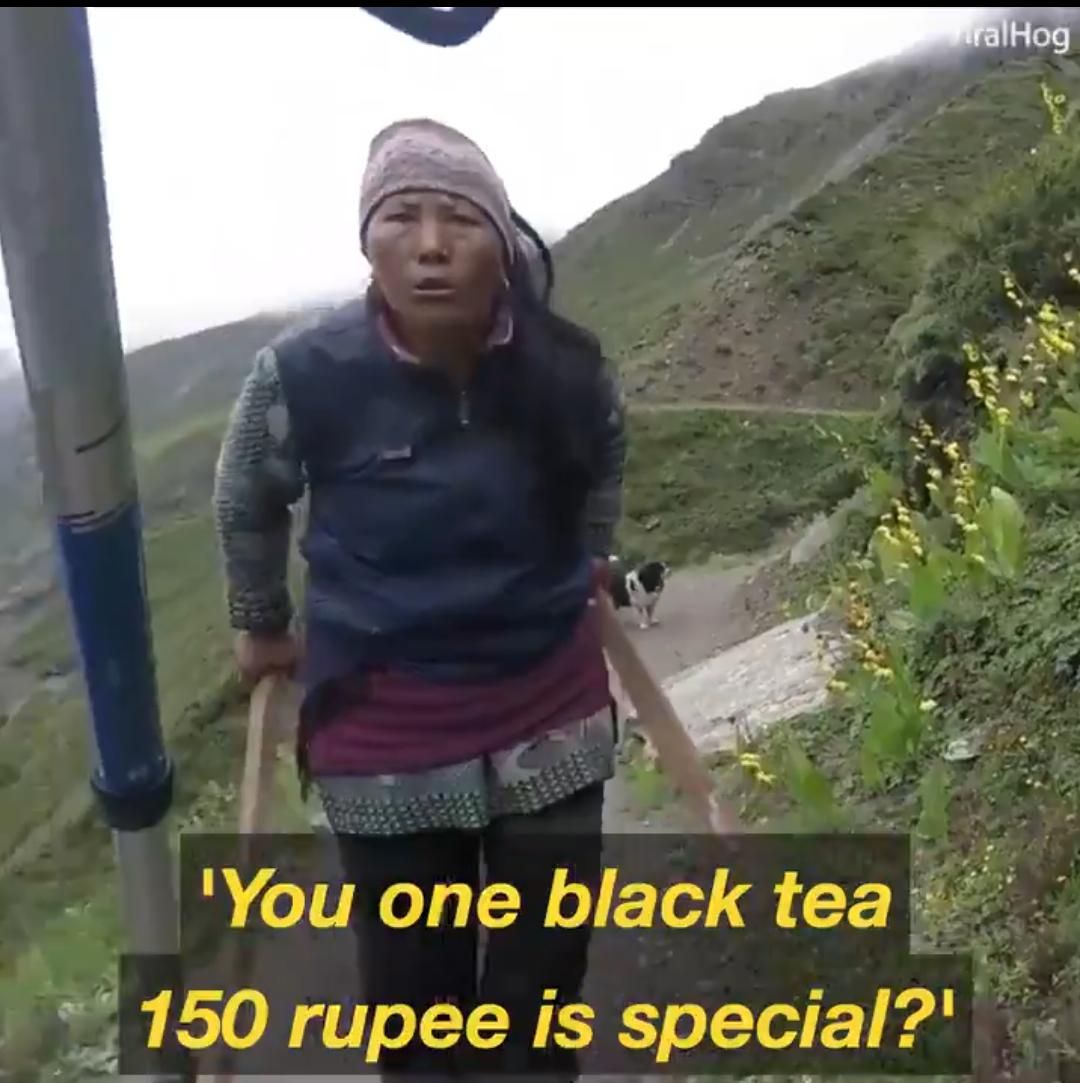 penjual teh nepal marah