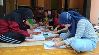 Suasana Belajar Online di Dusun Tlogosari, Magelang
