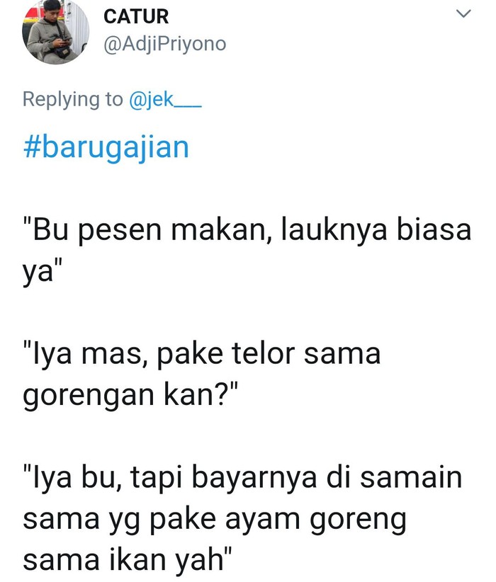 cuitan netizen abis gajian