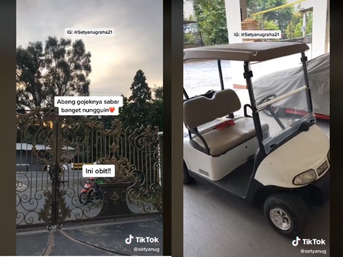 Curhat netizen kaya raya yang ambil pesanan makanan naik golf cart Curhat netizen kaya raya yang ambil pesanan makanan naik golf cart