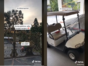 Netizen Ini Naik Boogie untuk Ambil Pesanan Makanan Ojol di Gerbang Rumah