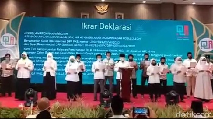 Deklarasi Pasangan Cabup-cawabup Gresik