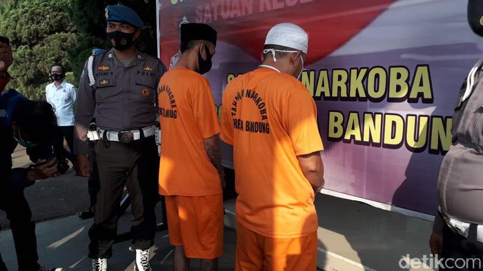 Dua kurir narkoba di Bandung ditangjkap polisi