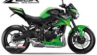 Salah satu desainer lokal, Julak Sendie Design, membuat gambar rendering Kawasaki Ninja ZX-25R versi naked. Ia membuat gambar digital ZX-25R tersebut dalam dua versi, pertama yang berbasis dari ZH2 dan kedua mengambil inspirasi dari model Z250. Untuk membedakan, Ninja ZX-25R versi telanjang ini diberi nama Z25R. Foto: Julak Sendie Design
