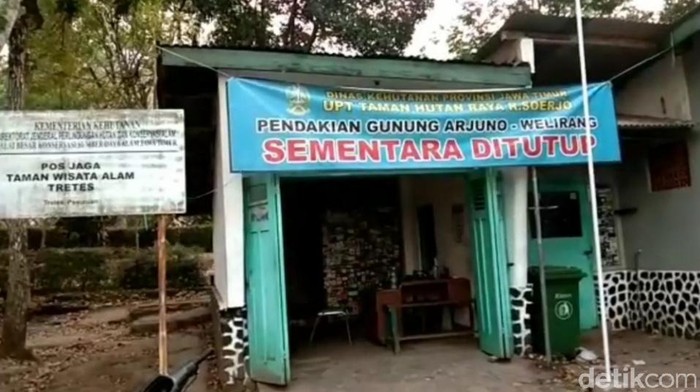 gunung arjuno-welirang ditutup