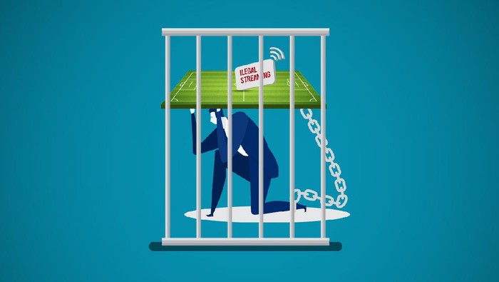 Ilustrasi hukuman pelaku streaming