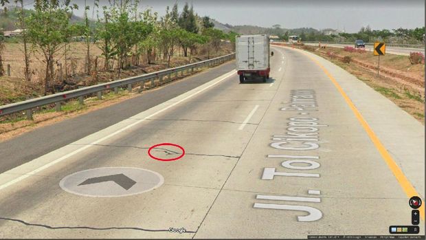 Lokasi Tabrakan Elf Vs Minibus di Tol Cipali Via Google Maps