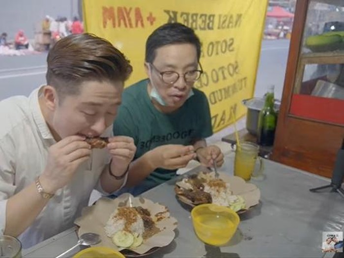 nasi bebek Reaksi Orang Korea Cicip Nasi Bebek Madura