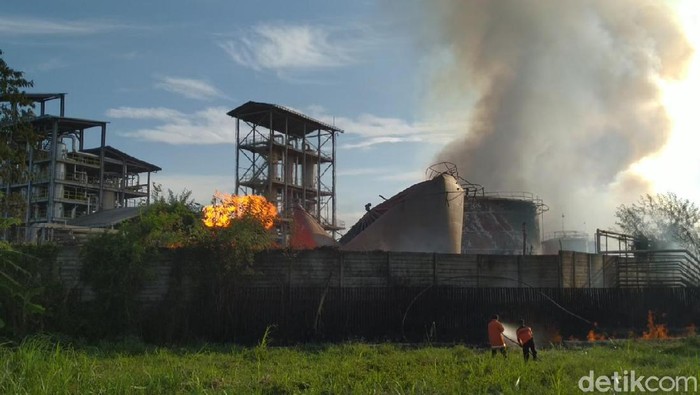 Pabrik Bioetanol di Mojokerto Meledak