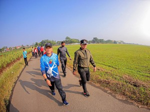Walkot Bogor Jajal Hiking, Jogging dan Flying di Lanud ATS