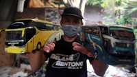 Satu unit miniatur dijual mulai dari Rp 600.000.