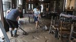 Foto Kerusakan Akibat Banjir Bandang di Pulau Evia Yunani