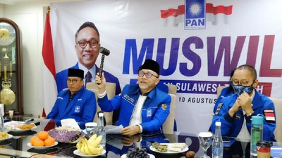 Zulkifli Hasan Buka Muswil DPW PAN Sulawesi Tengah