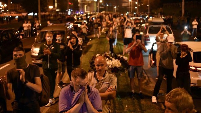 Demonstrasi di Belarus (AFP Photo)