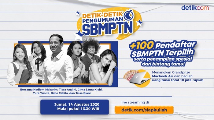 detik-detik Pengumuman SBMPTN 2020 (detikcom)