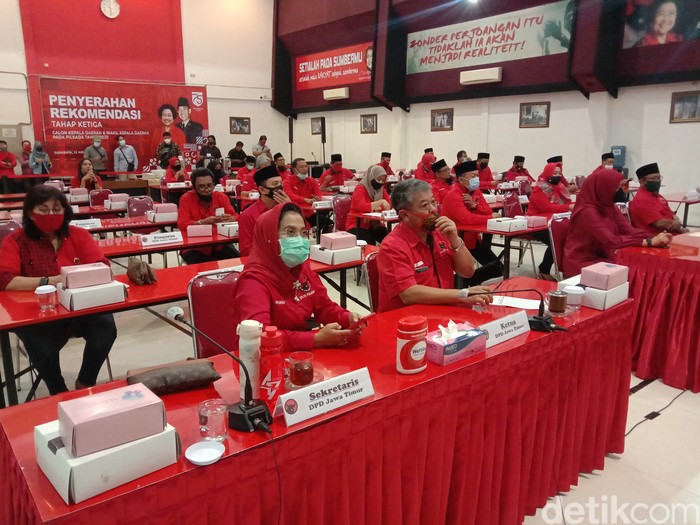 DPP PDI Perjuangan mengumumkan lima rekomendasi kepala daerah di Jawa Timur
