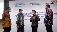Bank Mandiri menyiapkan fasilitas pembiayaan dengan plafon awal Rp250 miliar kepada UKM yang menjadi supplier/sub kontraktor PT Wijaya Karya (Wika) Beton untuk membantu pengembangan usaha. Kerjasama sinergis antar BUMN ini diharapkan dapat  mendukung program percepatan Pemulihan Ekonomi Nasional (PEN) dari dampak pandemi covid-19.