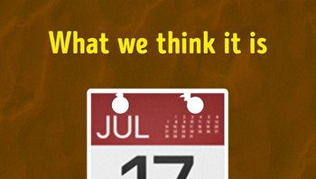 Banyak yang mengira ini sekadar emoji kalender. Padahal 17 Juli dipilih menjadi hari Emoji Sedunia. Foto: Brightside