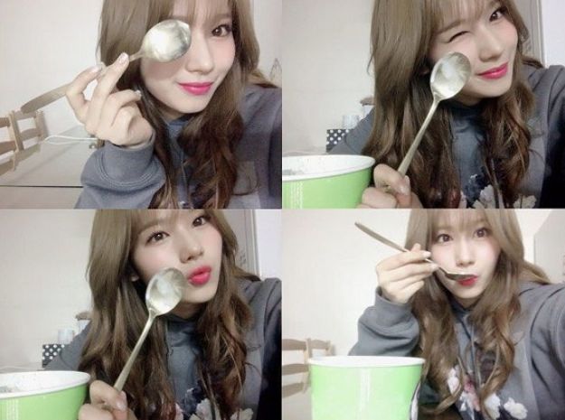 Idol Kpop pencinta es krim cokelat mint