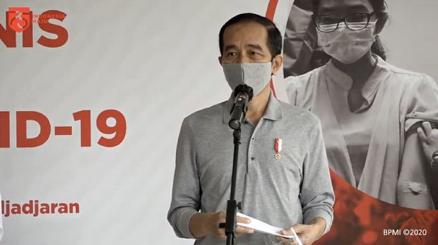 Keterangan Pers Presiden RI Jokowi, Bandung, 11 Agustus 2020. (Tangkapan Layar Youtube Sekretariat Presiden)