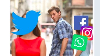 Instagram beberapa kali dilaporkan tumbang dan biasanya pengguna Twitter langsung membanjiri lini masa dengan meme sejenis ini nih. Foto: Twitter/@balqis_sidiqia