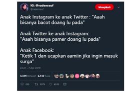 Meme Beda Anak Twitter VS Anak Instagram, Kamu yang Mana?