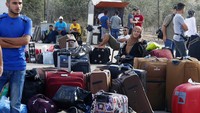 Diperkirakan sekitar tiga ribu orang yang terlantar di Mesir akan pulang ke Gaza.  