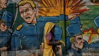 Mural-mural yang dilukis memberikan nilai historis kepada generasi saat ini tentang perjuangan pahlawan nasional.   