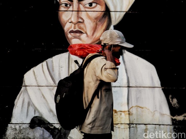 Mural Bertemakan Pahlawan Nasional Sambut HUT RI