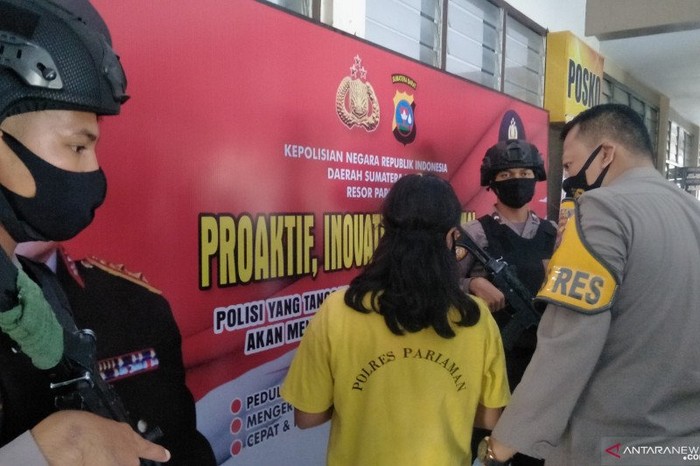 Pembantu di Padang Pariaman tega mencabuli bayi 8 bulan. Dia mengaku disuruh suaminya (Antarasumbar/Aadiaat MS)