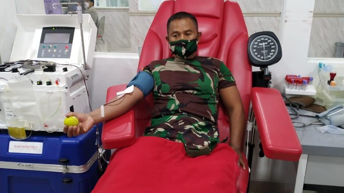Pendonor Terapi Plasma Convalesence, Secapa AD