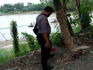 Warga Pinrang Temukan Potongan Tubuh Manusia di Sungai Saddang