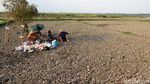 Potret Kekeringan di Waduk Gajah Mungkur