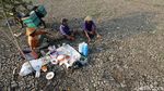Potret Kekeringan di Waduk Gajah Mungkur