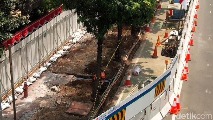 Pembangunan Proyek Moda Raya Terpadu (MRT) fase II sudah digenjot sejak 15 Juni 2020 lalu. Akibat proyek ini, ada ratusan pohon yang harus dikorbankan terlebih dahulu.
