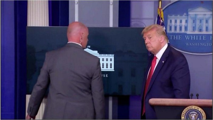Trump dikawal oleh Agen Rahasia AS (BBC)