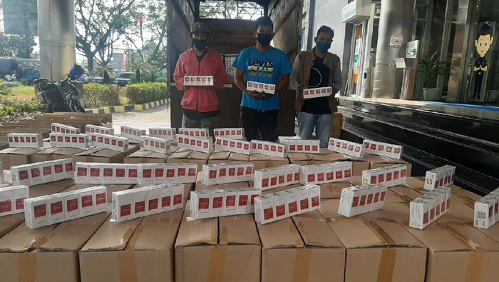 Barang bukti rokok ilegal yang diamankan Bea Cukai Jateng-DIY, Rabu (12/8/2020).