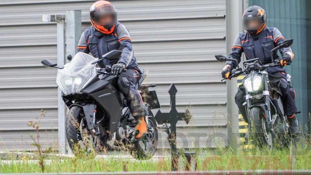 Foto spyshot motor baru KTM RC390
