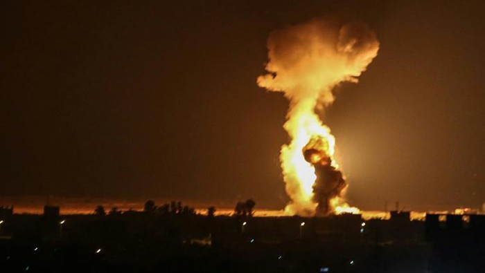 Israel serang Hamas (AFP Photo)
